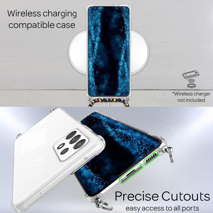 Actual product image Nalia Cell phone case with chain