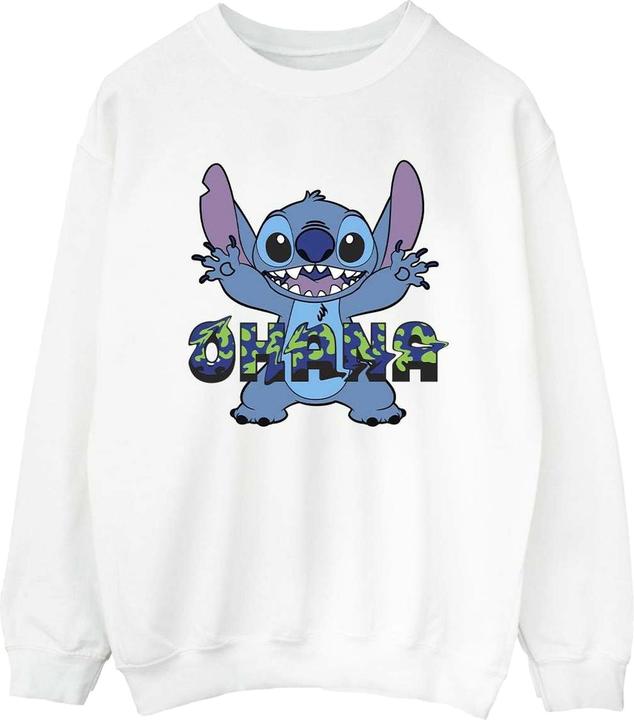 Image du produit Disney - Sweat LILO AND STITCH OHANA BLUE GLITCH - Femme (L)