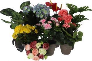 Image du produit Mica Fleur artificielle Hortensia Decorations H 40 cm violet (40 cm)