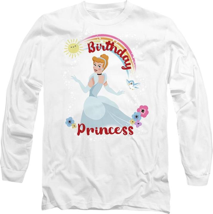 Actual product image Cinderella Unisex Adult Birthday Princess T-Shirt (S)