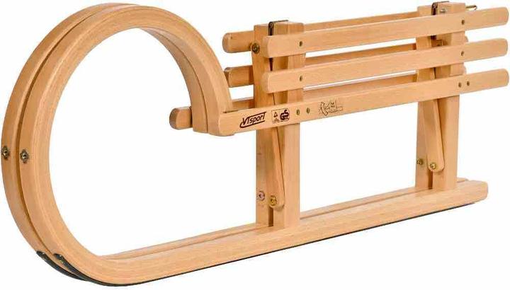 Actual product image Colint Holz-Faltschlitten Hörner Form