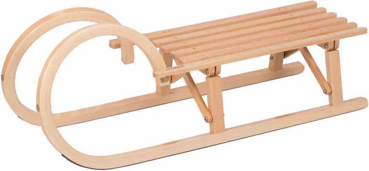 Actual product image Colint Holz-Faltschlitten Hörner Form