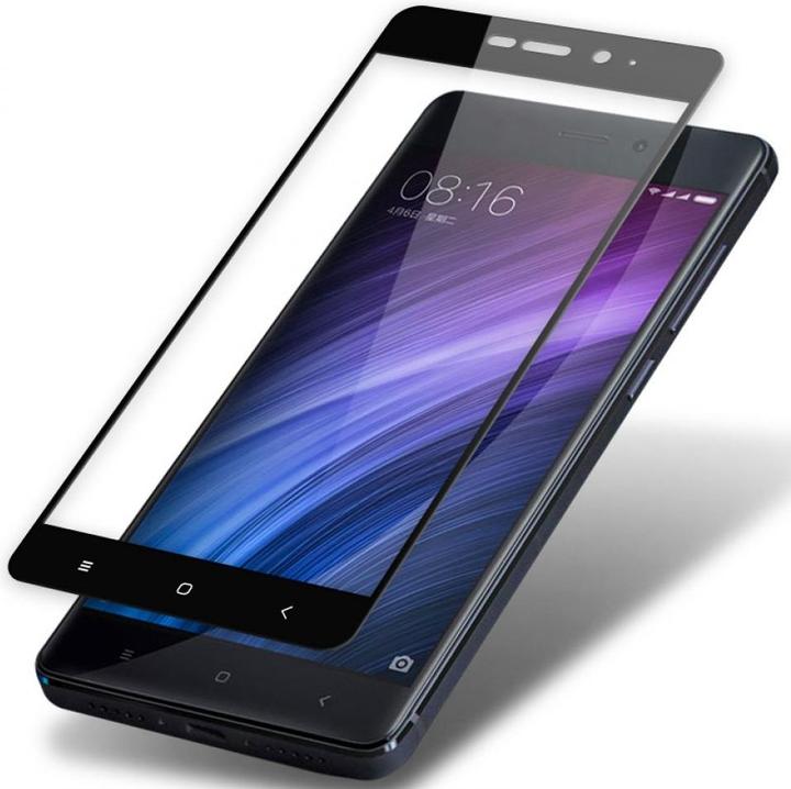 Actual product image Screenguard Xiaomi Redmi 4X Full Screen Protective Glass Film 2.5D 9H (1 Piece, Xiaomi Redmi 4X)