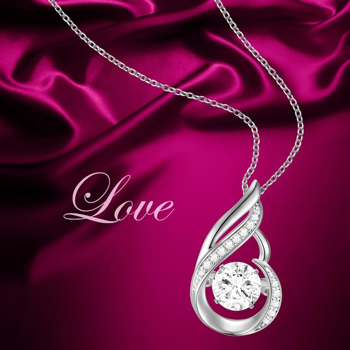 Image du produit Rafaela Donata Femme argent sterling zirconium argent 42,0 cm chaîne de base + 7,0 cm extension - 11056 (Argent Sterling, 42 - 49 cm)