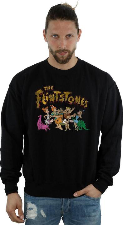 Immagine prodotto The Flintstones Group Distressed Felpa Uomo (XL)