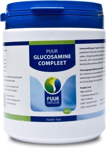 Image du produit Puur Natuur Glucosamine Extra (Compleet) Pour Chien et Chat (Chien, Chat)