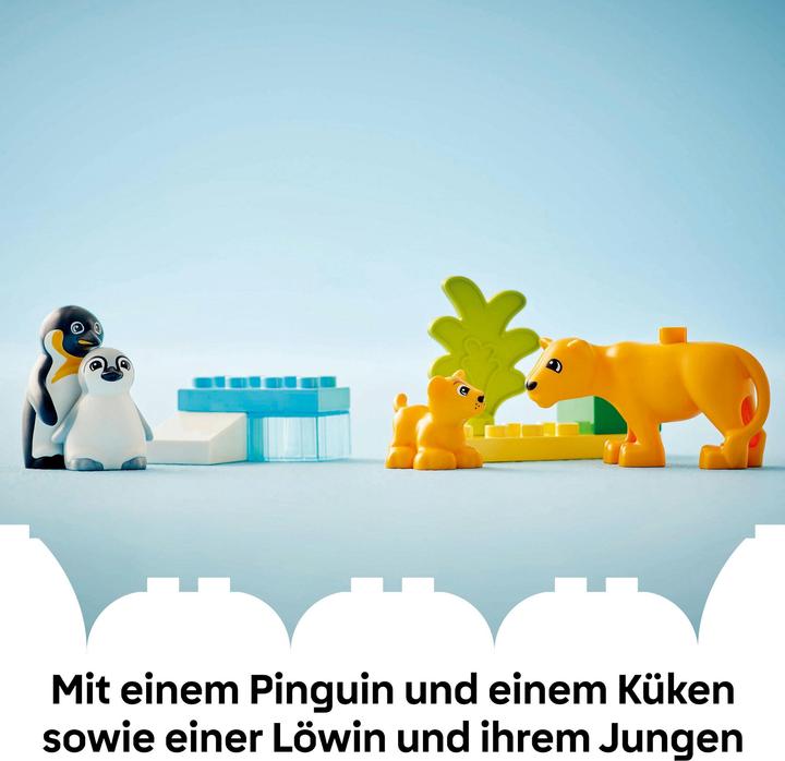 Immagine prodotto LEGO Wildtier-Familien: Pinguine und Löwen (10442)