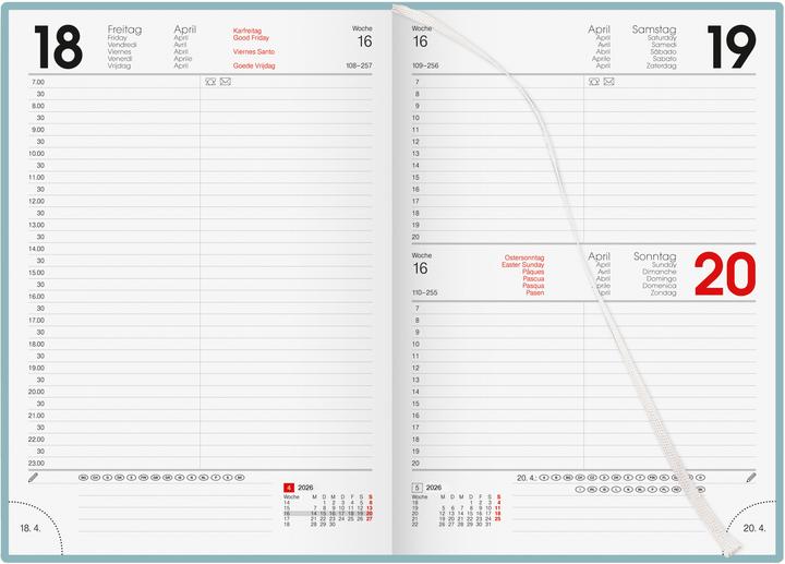 Image du produit Biella Agenda commercial Colorful (14,5 x 20,5 cm)