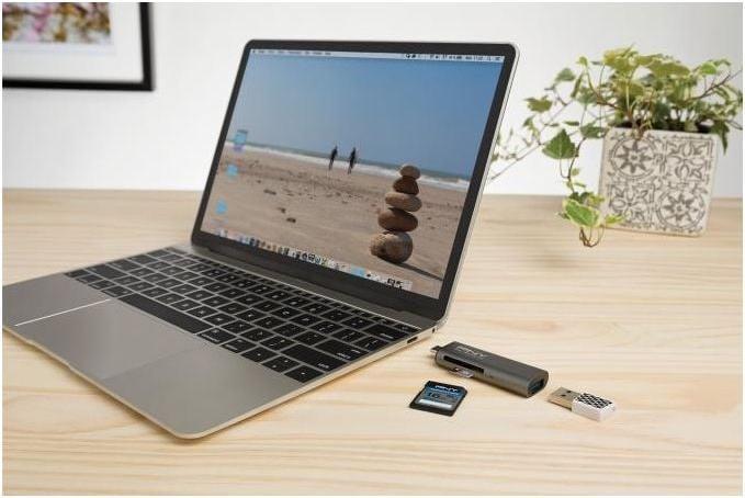 Immagine prodotto PNY Lettore/adattatore di schede RTCUA3N USB tipo C/A (USB 3.1, USB 2.0)