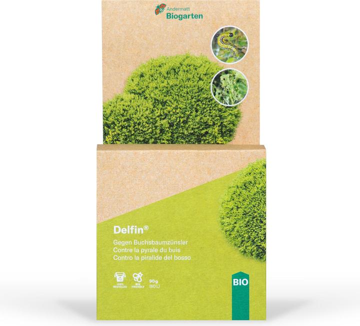 Produktbild Andermatt Biogarten Delfin (Buchsbaumzünsler, Gespinstmotten, Frostspanner, Weisslinge, Kohlschabe, Prozessionsspinner, Eulenraupen, Spanner, Traubenwickler)