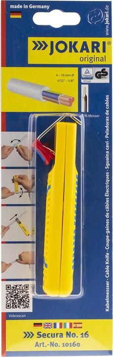 Image du produit Jokari Couteau à dénuder Adapté pour R (132 mm)