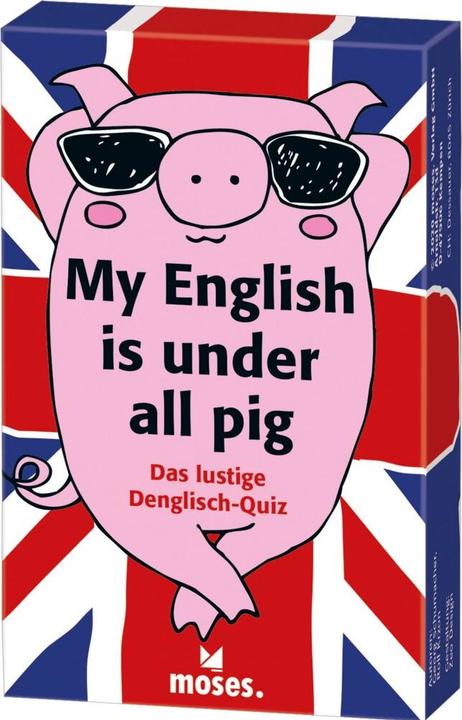 Actual product image My English is under all pig (German)