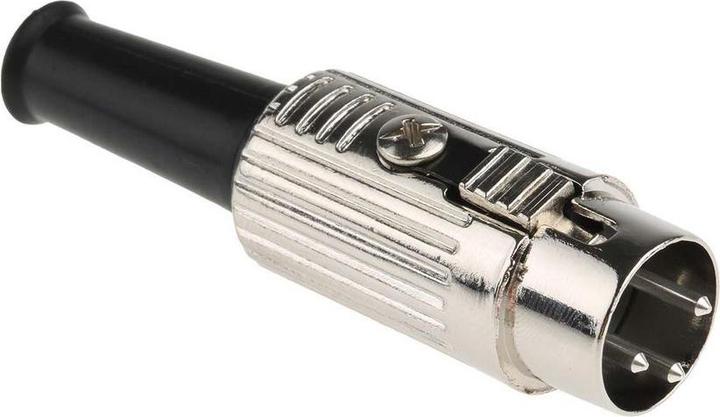 Immagine prodotto Rs Pro Connettore a spina DIN, 3 pin, diritto, 100 V ac, 1A, montaggio su cavo