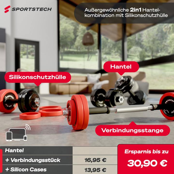 Actual product image Sportstech AH300 (4 x 2.5 kg, 4 x 1.25 kg)