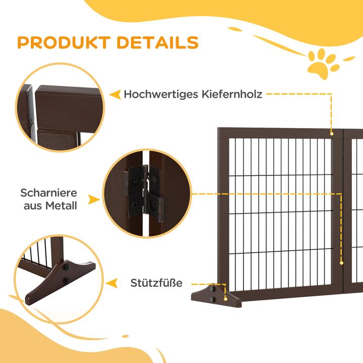 Image du produit PawHut Barrière de sécurité (60 cm)