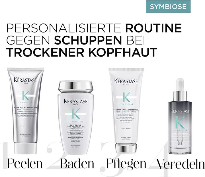 Produktbild Kérastase Symbiose Bain Crème Anti-Pelliculaire (250 ml, Flüssiges Shampoo)