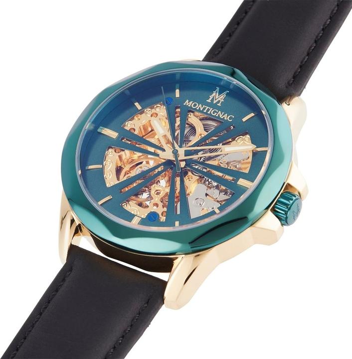Produktbild Montignac Automatische Uhr Round (Skeleton-Uhr, 42 mm)