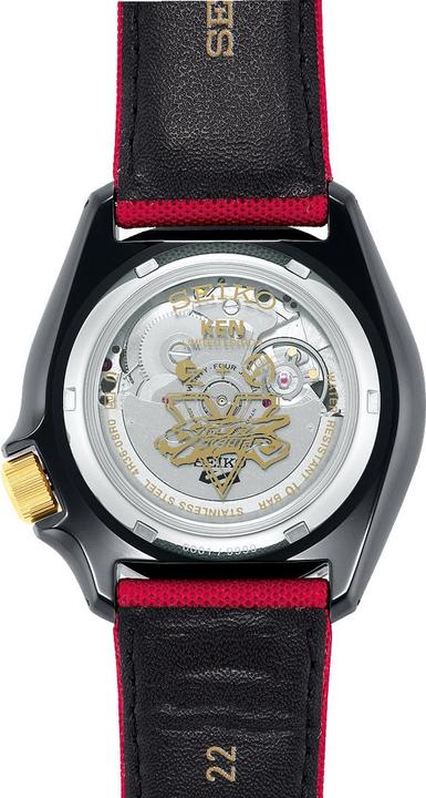 Actual product image Seiko 5 Sport Street Fighter V KEN Limited Edition (Analogue wristwatch, 43 mm)