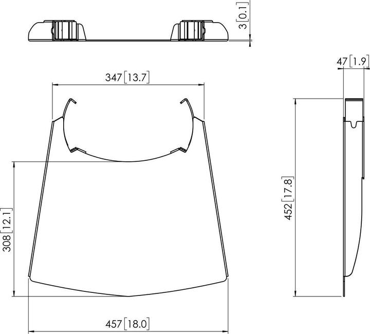 Produktbild Vogels PFA 9033, Ablageboden (AV-Halter)