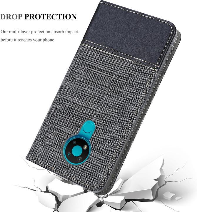 Actual product image Cadorabo Book Jeans Optics Cover (Nokia 3.4)