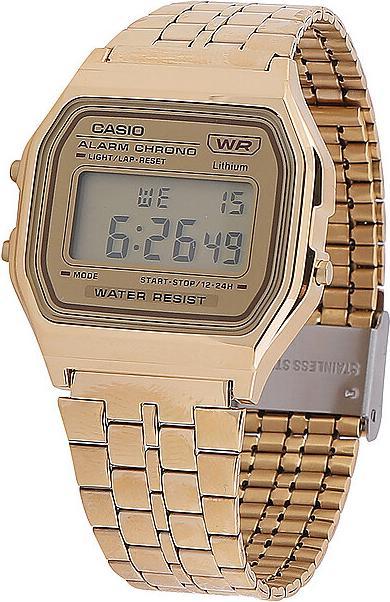 Actual product image Casio Retro Vintage - A158WETG-9AEF (Digital watch, 34 mm)
