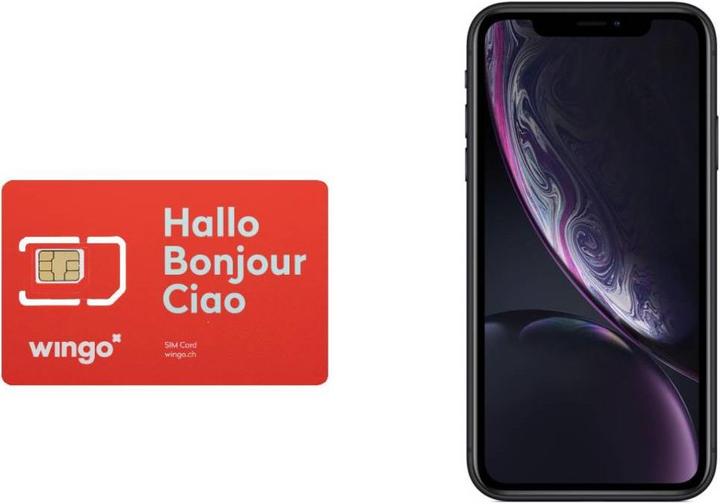 Produktbild Apple iPhone XR mit Wingo Mobile Abo