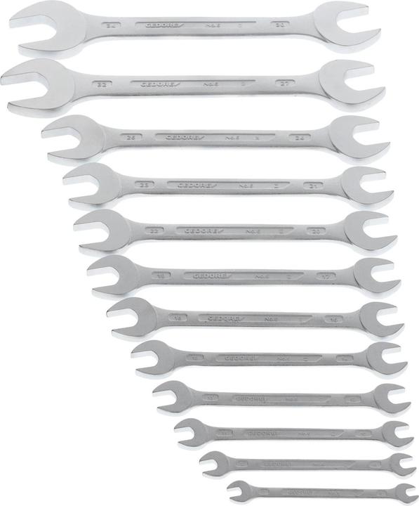 Productafbeelding Gedore Dubbele steeksleutelset 12te (34 mm, 18 mm, 11 mm, 12 mm, 20 mm, 19 mm, 27 mm, 15 mm, 13 mm, 25 mm, 6 mm, 21 mm, 7 mm, 33 mm, 14 mm, 29 mm, 8 mm, 10 mm, 30 mm, 23 mm, 26 mm, 22 mm, 17 mm, 28 mm, 9 mm, 16 mm, 32 mm, 24 mm, 31 mm)
