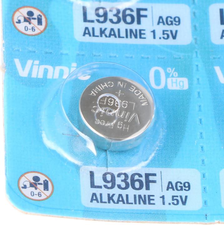 Image du produit Vinnic Pouvoir positif (10 pcs, AG9/LR45/LR936/394, 66 mAh)