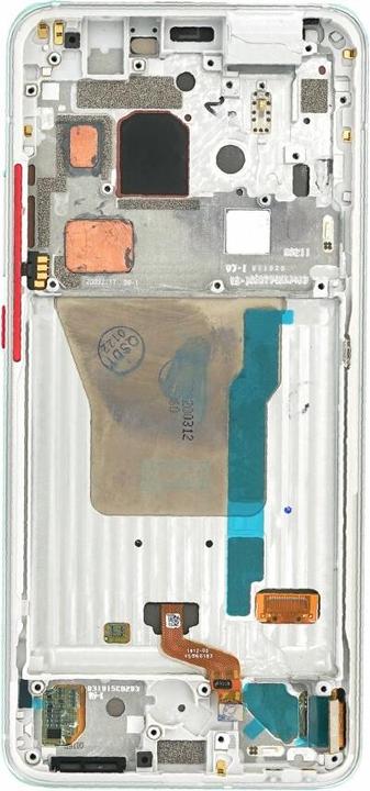 Actual product image OEM Display unit + frame for Poco F2 Pro phantom white (Display, Xiaomi Poco F2 Pro)