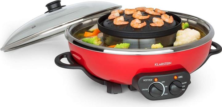 Produktbild Klarstein Hot Pot und Grillplatte
