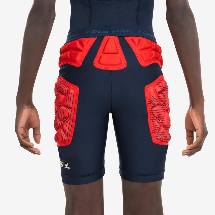 Image du produit Offload Short de protection Rugby pour enfants - Canterbury R500 bleu (12, 13, 14, Short de protection, Modèle unique)