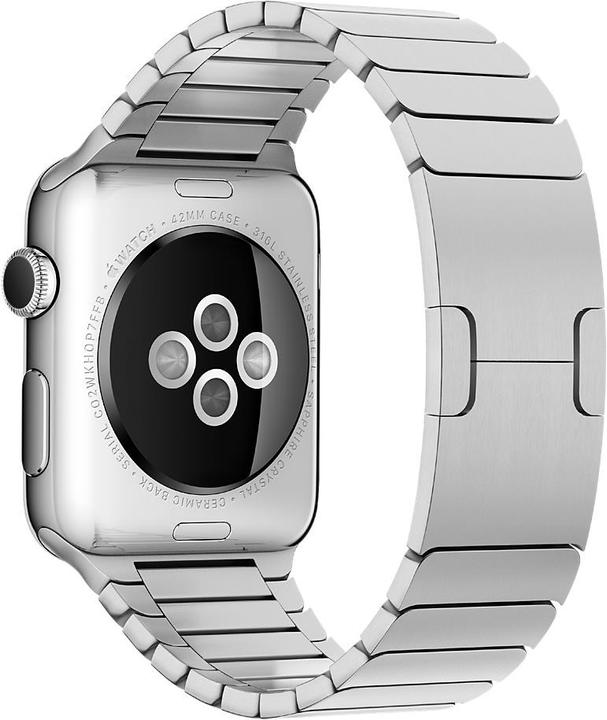 Immagine prodotto Apple Banda del braccialetto (42 mm, Acciaio inossidabile, Apple Watch Series 1, Apple Watch Series 2, Apple Watch Series 3)