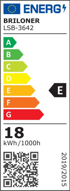 Energy Label Briloner Bathroom ceiling light (2400 lm)