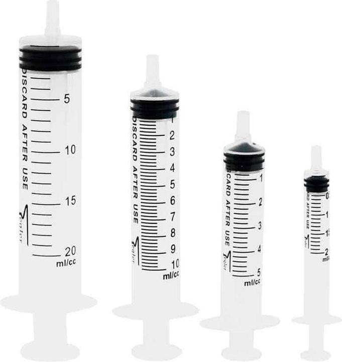 Immagine prodotto Teqler Siringhe monouso, 3 pezzi, Luer, 5 ml, 100 pz.