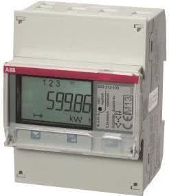 ABB Drehstromzähler, RS485 B23 312-100 Silber, 3Phn, Direktanschluss 65A