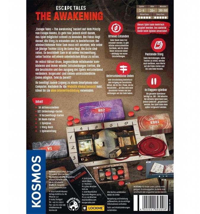 Produktbild Kosmos Escape Tales - The Awakening (Deutsch)
