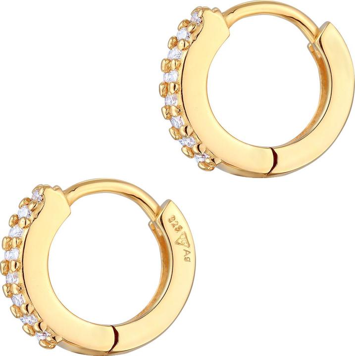 Image du produit Elli Creole, créoles en cristal (Argent sterling 925, Zircone)