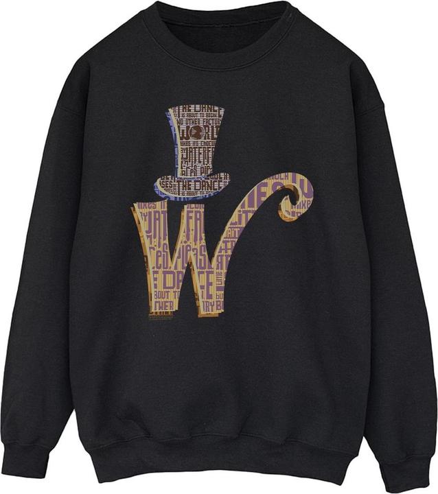 Immagine prodotto Willy Wonka & the Chocolate Factory W Logo Hat Felpa Uomo (XXL)