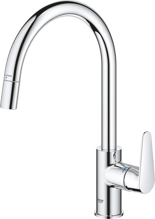 Grohe baucurve 30547000 Einhebelmischer für Spülbecken Chrom