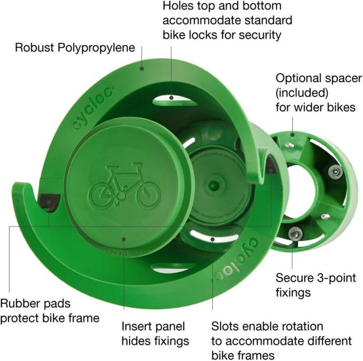 Immagine prodotto Cycloc DUPLIKAT Supporto per bicicletta da solo