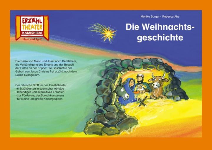 Actual product image Kamishibai: Die Weihnachtsgeschichte (German, Rebecca Abe, Monika Burger, 2017)