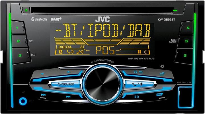 Produktbild JVC KW-DB92BT inkl. DAB-Antenne
