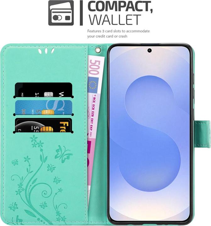 Image du produit Cadorabo Coque pour Samsung Galaxy S25 pour Fleur Book (Samsung Galaxy S25)