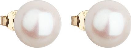 Actual product image Evolution Group gold earrings peony with real pearls Pavon 921043.1 (L)