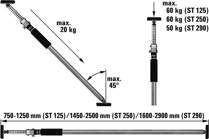 Actual product image Bessey St290 (2900 mm)