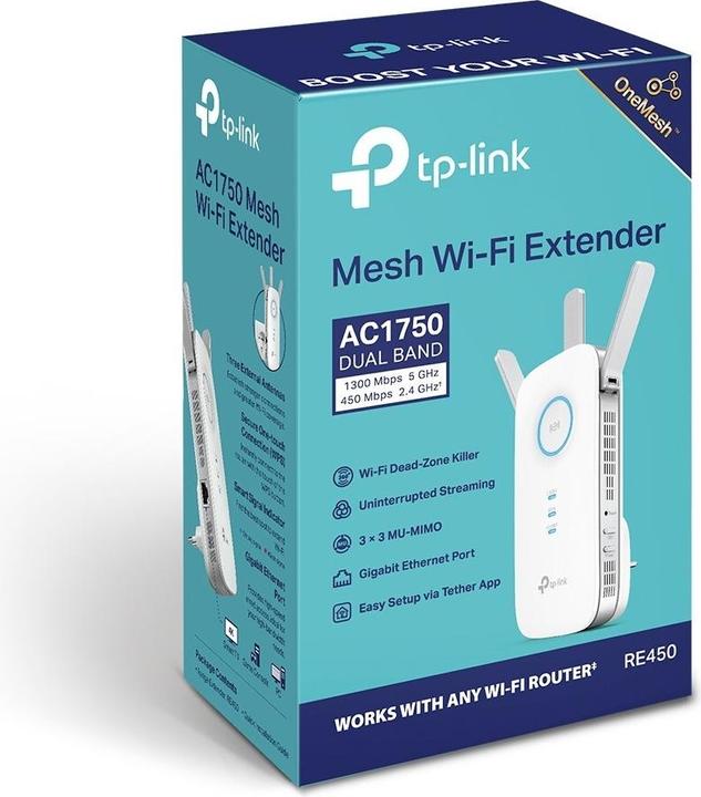 Produktbild TP-Link Re450 (1300 Mbit/s, 450 Mbit/s)