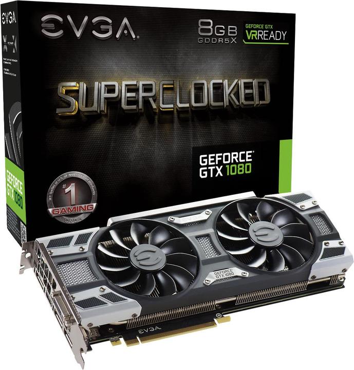 EVGA GeForce GTX 1080 SC Gaming ACX 3.0 (8 Go)