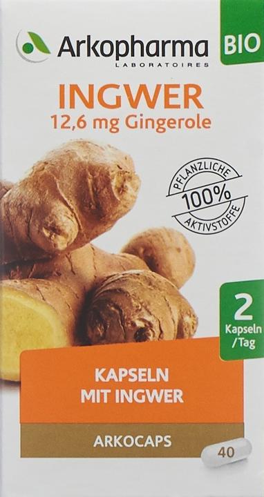 Produktbild Arkopharma Arkocaps Bio Ingwer Kapseln (40 Stück, Kapseln, 42 g)