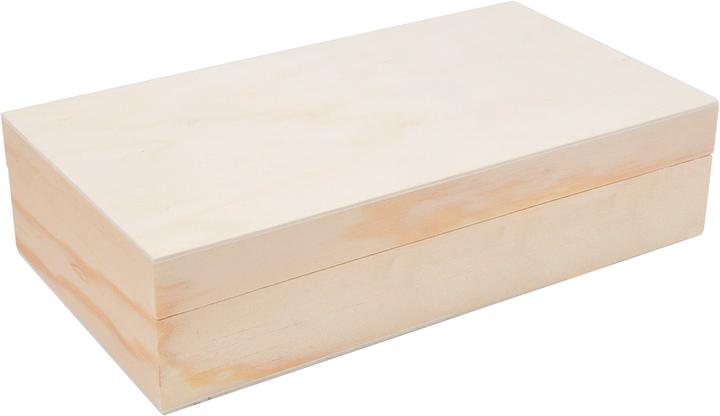 Image du produit Natura Punto Boîte en bois avec couvercle, naturel, 22 x 12 x 5,5 cm