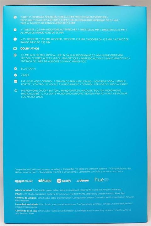 Actual product image Amazon Echo Studio (Amazon Alexa)